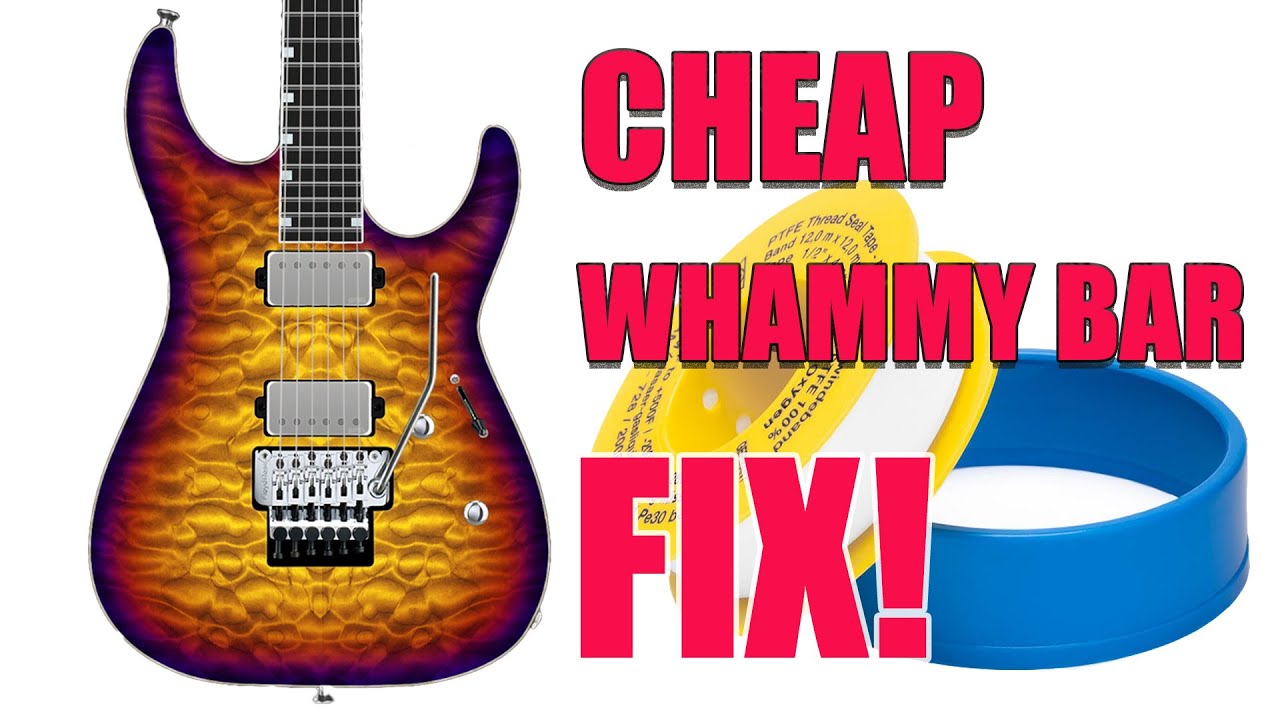 How To FIX Creaking And Loose Whammy Bar With PTFE Tape YouTube how-to-fix-creaking-and-loose-whammy-bar-with-ptfe-tape-youtube