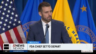 FDA chief set to depart