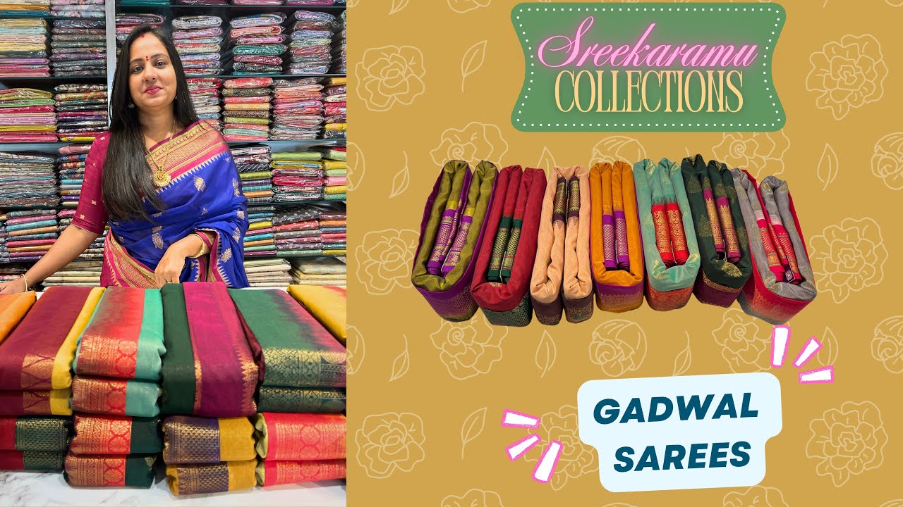 Gadwal sarees To order contact:63623137 