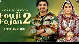 AAMIN BARODI OFFICIAL  In Association With WESTERN BEATS Presents FOUJI FOUJAN 2 NEW HARYANVI SONG