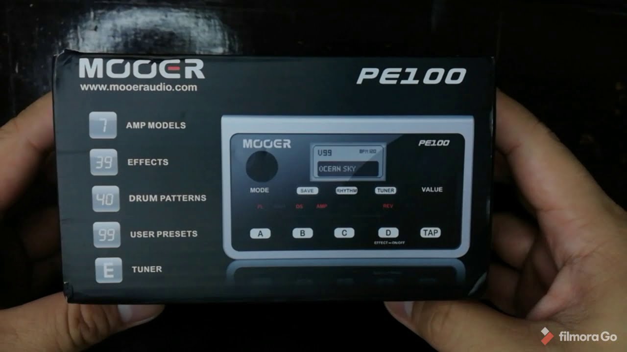 Mooer PE100 | Silent unboxing