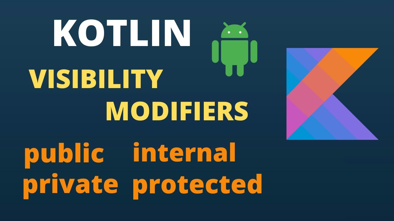 Kotlin Visibility Modifiers: Public, Protected, Internal, And Private | Explained With Example