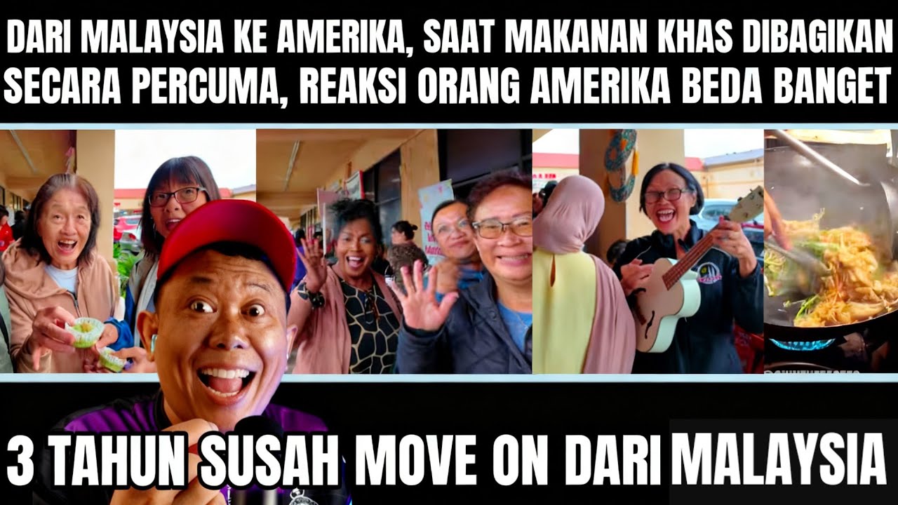 BERBAGI MAKANAN KHAS MALAYSIA DI AMERIKA, SAMBUTAN PUBLIK TAK SEPERTI DUGAAN