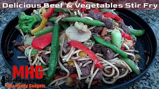 Delicious Ground Beef and Vegetables Stir Fry