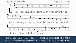 COMMUNION • 4th Sunday of Ordinary Time • SIMPLE ENGLISH PROPERS