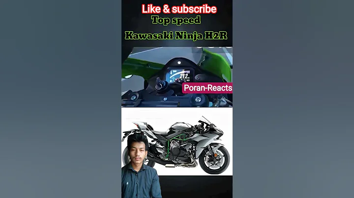 Kawasaki Ninja H2R top-speed Test 💥🔥 #automobile #kawasakininja #h2r #topspeed #bikelover #bikers
