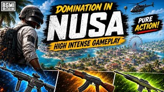 ⚡ Fast-Paced Nusa Gameplay | M416, AKM &amp; Mini-14 Highlights