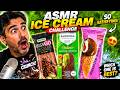 ASMR Ice Cream Challenge 🍦 Crunchy Chocolate & Dubai Pistachio Sounds!