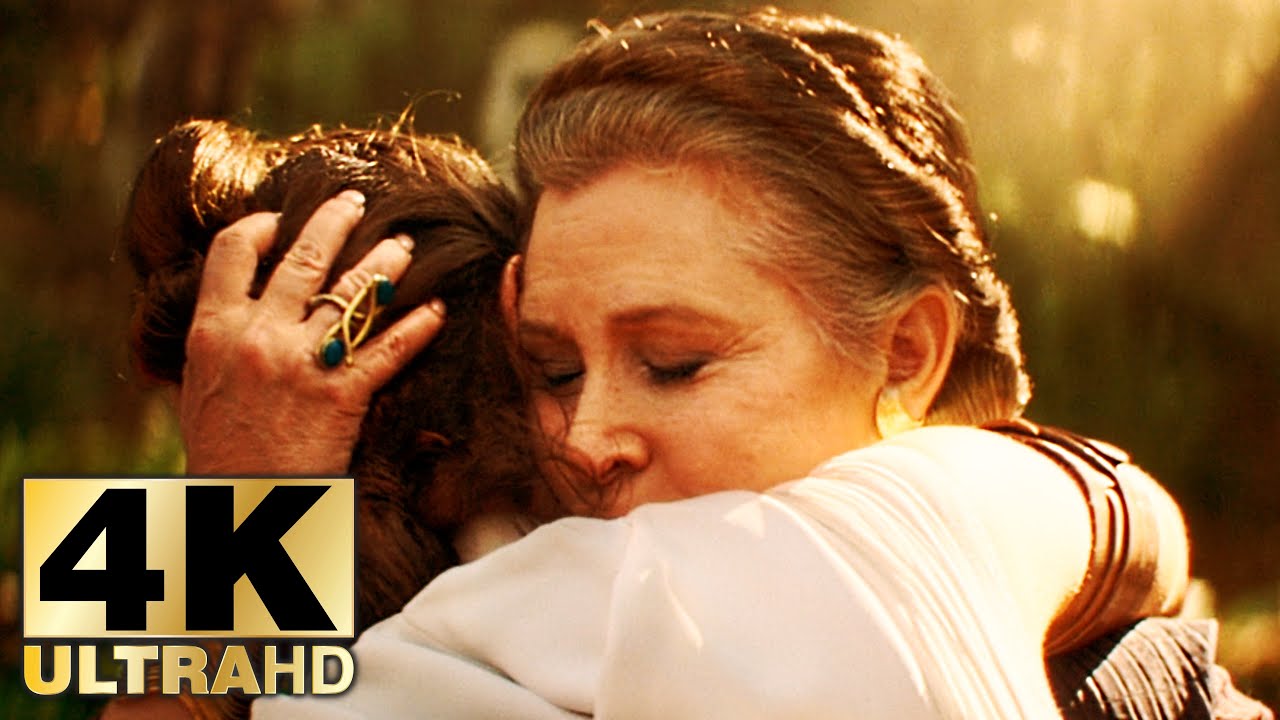 Star Wars: The Rise Of Skywalker - Rey Says Goodbye To Leia | 4K UHD