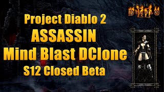 Project Diablo 2 Season 12 Closed Beta - Mind Blast In Vs Diablo Clone