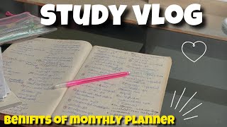 VLOG 175 || Benefits of Monthly Planning Explained || Study Vlog of A Working Aspirant