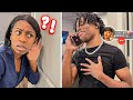 MY GIRLFRIEND CAUGHT ME FLIRTING ON THE PHONE WITH HER BEST FRIEND *PRANK*