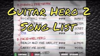 Guitar Hero 2 song list 