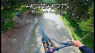 Bikepark Leogang 2022 | Hotshots jump line raw gopro clips