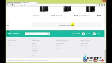 Infinite Scroll Pagination - CS-Cart Add-on by HungryWeb.net