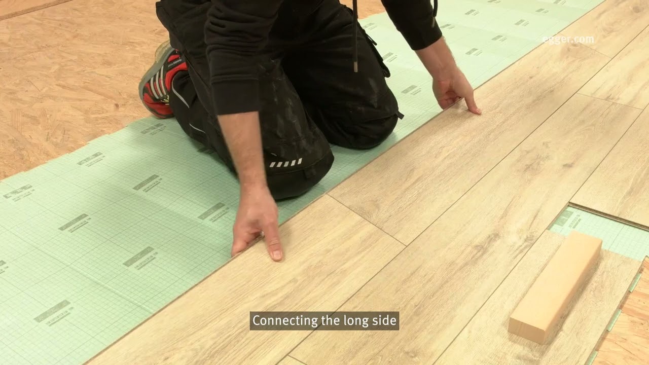 Pre-Connection with CLIC it! | EGGER Flooring