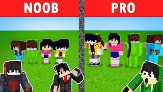 NOOB VS PRO: OLIP TV, MICOLE, VIC AND SHANNEL STATUE BUILD CHALLENGE | Minecraft OMOCITY (Tagalog)