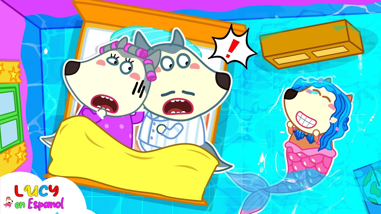 CONSTRUIMOS UNA CASA EN LA PISCINA!!! Lucy Historias divertidas para niños + Más🌈@LucyEnEspanol