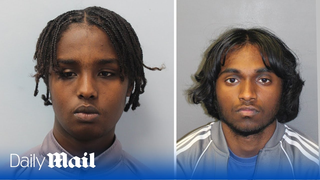 Moment thugs who murdered Afghan refugee jailed for total of 45 years