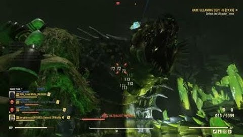 Ultracite Terror Fallout 76 Raid Gleaming Depths