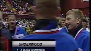 1999 IA HS State Team Champion Trophy Presentations