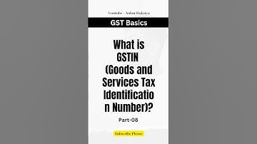 What is GSTIN | GSTIN Number Kya Hota hai | #gstin  #ankurraksiya