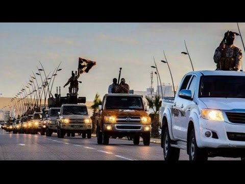 انسحاب مسلحي داعش من درنة الليبية