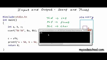 How do I use scanf printf?