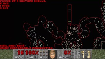 Doom SIGIL: Secret exit - Automap view