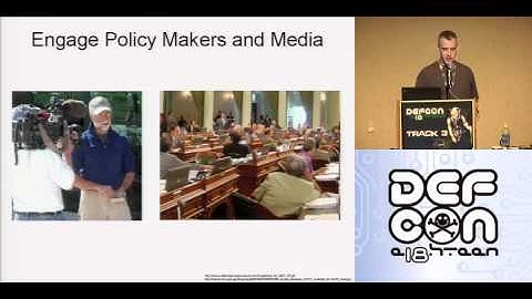 DEFCON 18: Our Instrumented Lives: Sensors Sensors  Everywhere 3/3