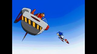 Sonic X Comparison: Sonic Defeats Dr Eggman By Destroying The Eggmobile (Japanese VS English)