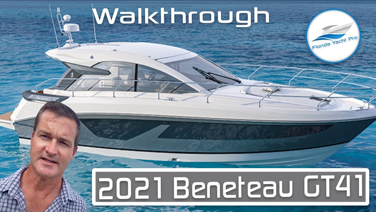 2022 NEW MODEL Beneteau GT41 Walkthrough | ONE Available | Volvo 380HP ...