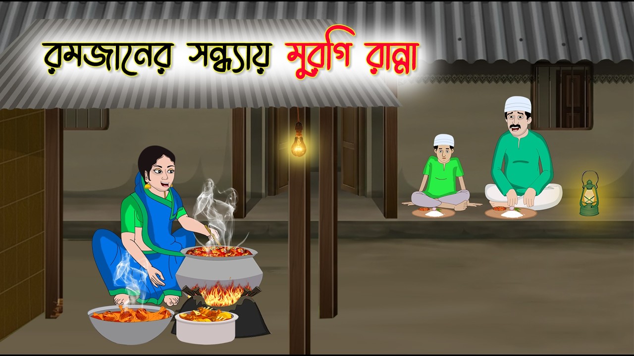 রমজানের সন্ধ্যায় মুরগি রান্না |  বাংলা রূপকথার গল্প | Bengali Fairy Tale | Thakurmar Jhuli