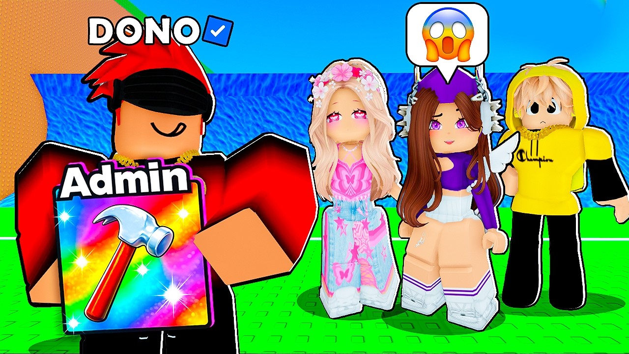 FINGI SER O DONO com PODERES DE ADMIN NO TSUNAMI BRAINROT