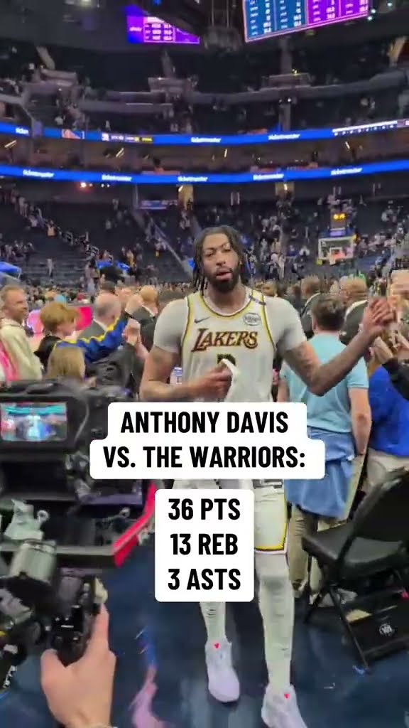 Anthony Davis after his double-double ?