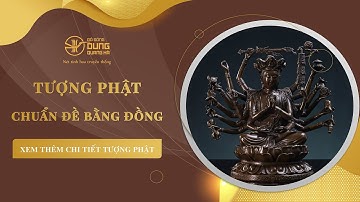Tượng Chuẩn Đề Bằng Đồng Phật Mẫu Đẹp | Đồ Đồng Dung Quang Hà