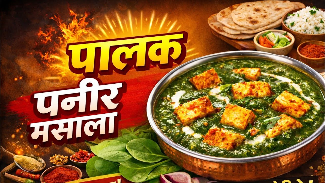 पालक पनीर, आसान तरीका, ढाबे से बेहतर स्वाद l Easy Palak Paneer Recipe, Palak Paneer Saag Recipe. 