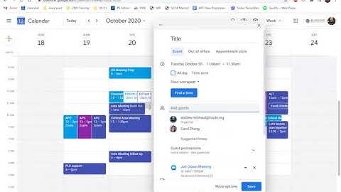Google Calendar: Adding Events - Quick Add and Detailed Add