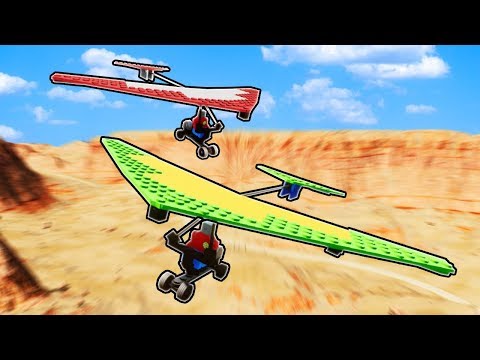 LEGO HANG GLIDERS IN THE DESERT CHALLENGE! (Brick Rigs Gameplay Roleplay) Lego Desert Challenge!