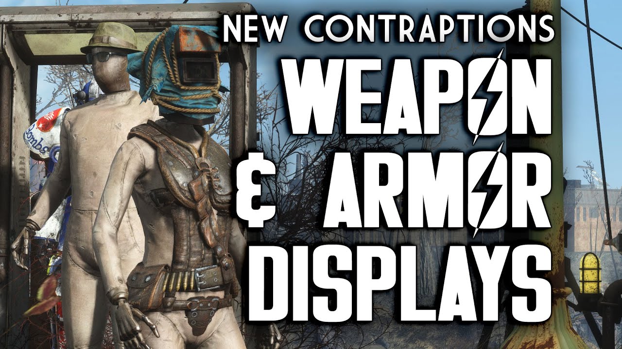 All Weapon Armor Display Racks From Contraptions Workshop Fallout 4 Dlc Youtube All Weapon Armor Display Racks From Contraptions Workshop Fallout 4 Dlc Youtube