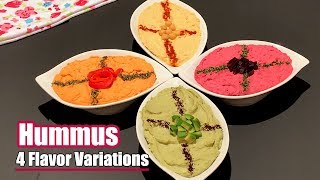 How to Make Perfect Hummus 4 WAYS