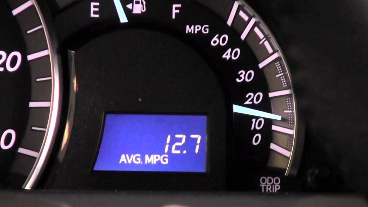 2012 | Toyota | Camry | Average Fuel Economy Meter | How To by Toyota