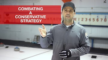 Curling Strategy - Combating a Conservative Opponent