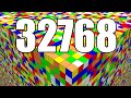 Large Scale Rubik's Cube Simulation  - Solving 32768 Layers