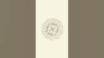 Spiraling Symmetry: Mesmerizing Spirograph Creations #procreate #art #spirograph #design #2024