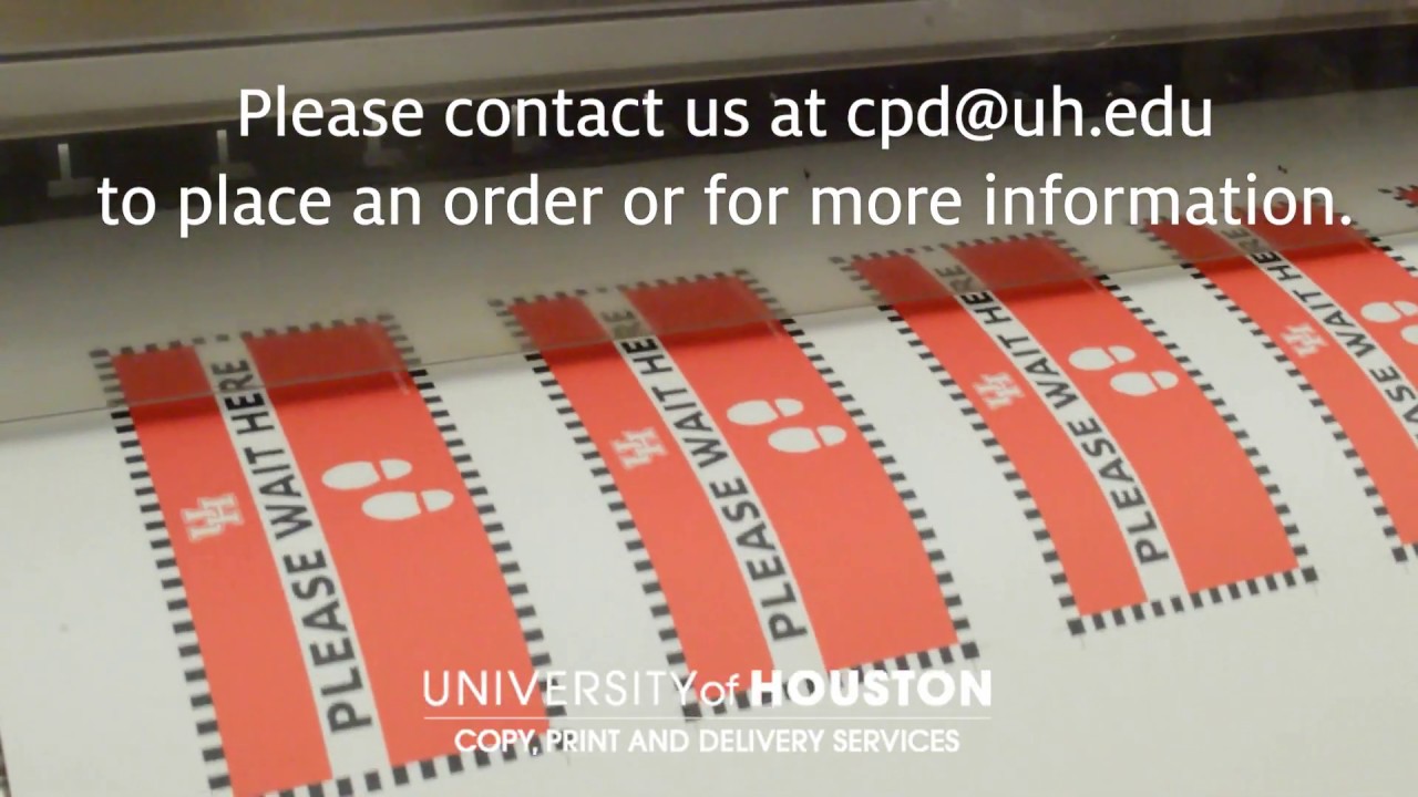 UH Copy, Print and Delivery Services is open for business YouTube