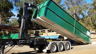 G30 Palfinger trailer mounted Hookloader  Australia