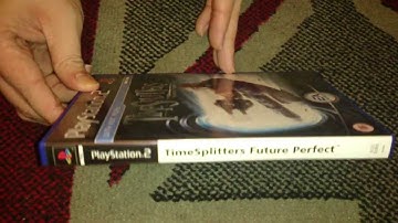 Nostalgamer Unboxes Time Splitters Future Perfect On Sony Playstation 2 Two UK PAL System Version