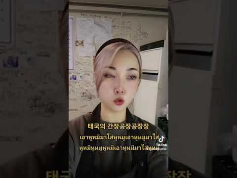 태국의 간장공장공장장 ㅋㅋㅋ 어렵다 ㅋㅋㅋาหูหมีมาใส่หูหมูเอาหูหมูมาใส่หูหมีหูหมูหูหมีเอาหูหมีมาใส่หูหมู555ยากชิบหาย55