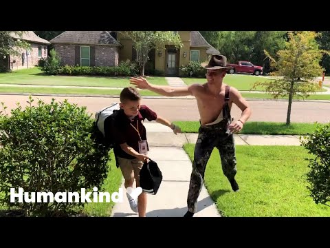 Big brother surprises little brother in a new costume every day | Humankind